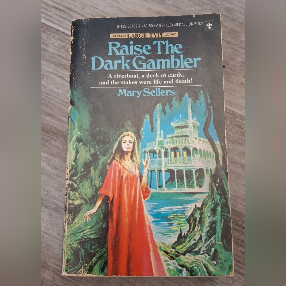 RAISE THE DARK GAMBLER by MARY SELLERS=JUN''77 PB=GOTHIC / HORROR / BLACK MAGIC